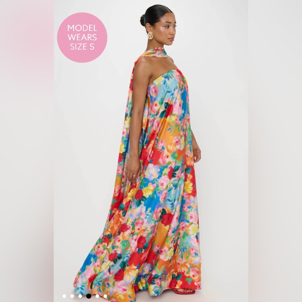 Show Me Your MuMu Colorful Floral Maxi Dress
